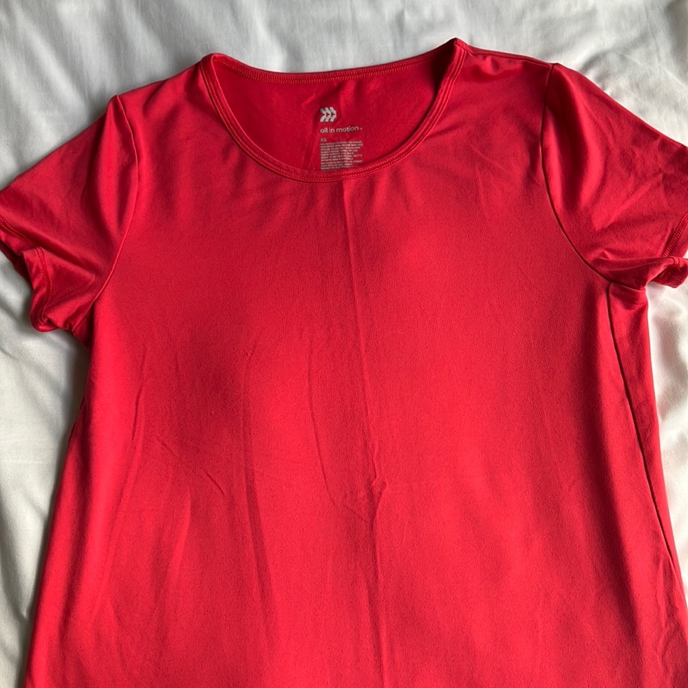 Bright pink plain shirt